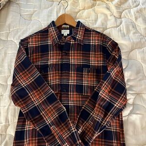 J Crew classic flannel shirt